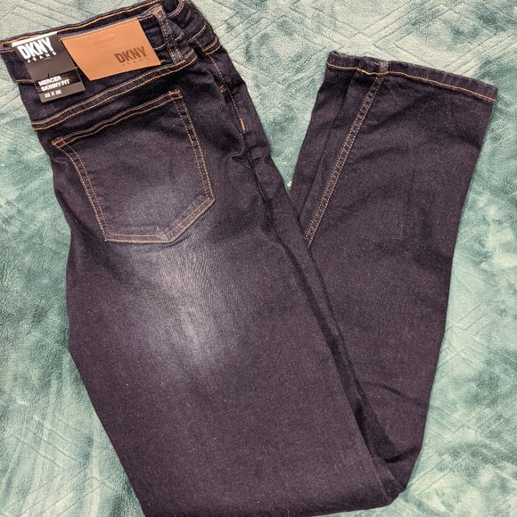 🆕 DKNY Men's Jeans Mercer Skinny Fit, 32W x 32L, Blue - Picture 2 of 3